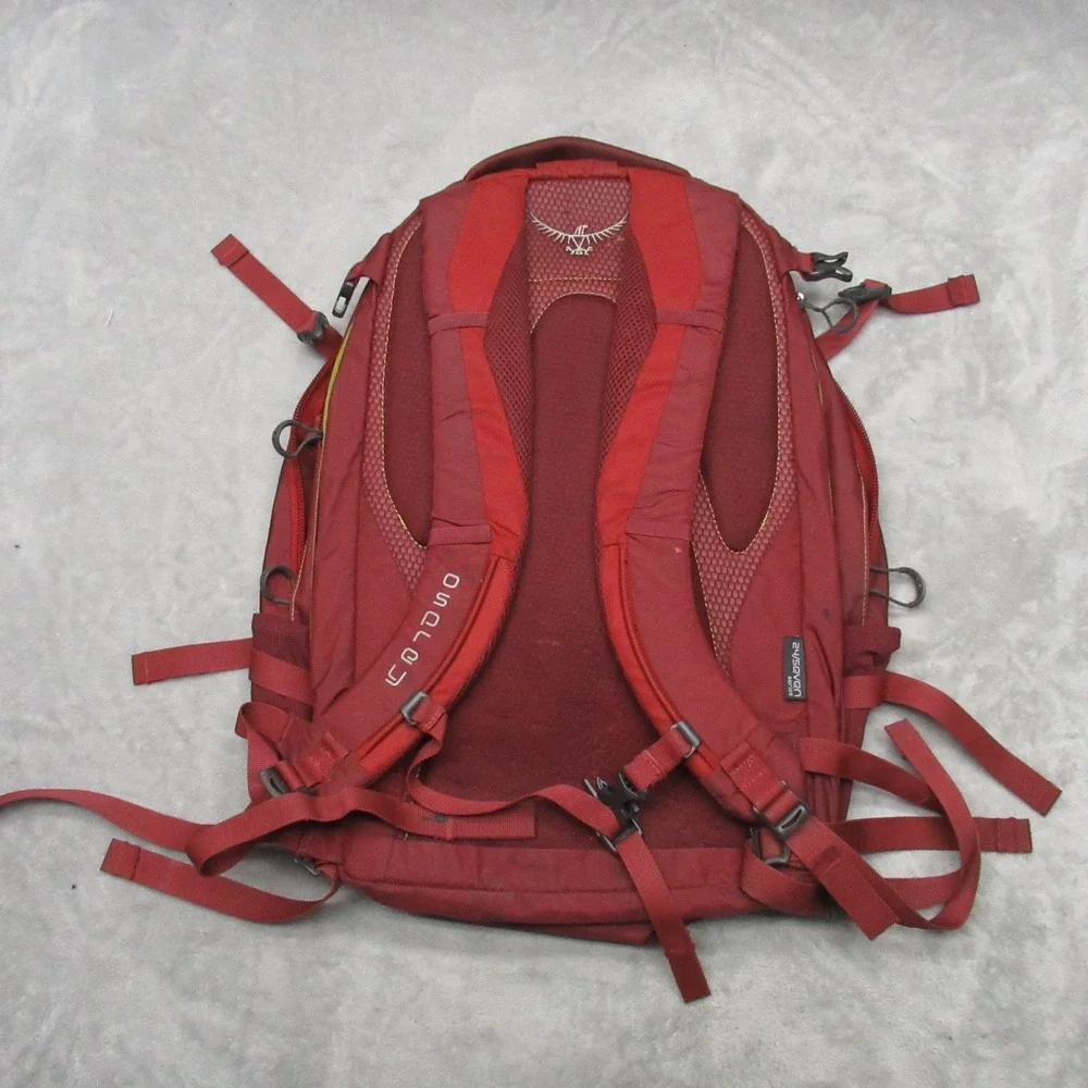 Osprey‎ Nebula Backpack Unisex One Size Red Hiking Daypack Outdoor Travel Bag